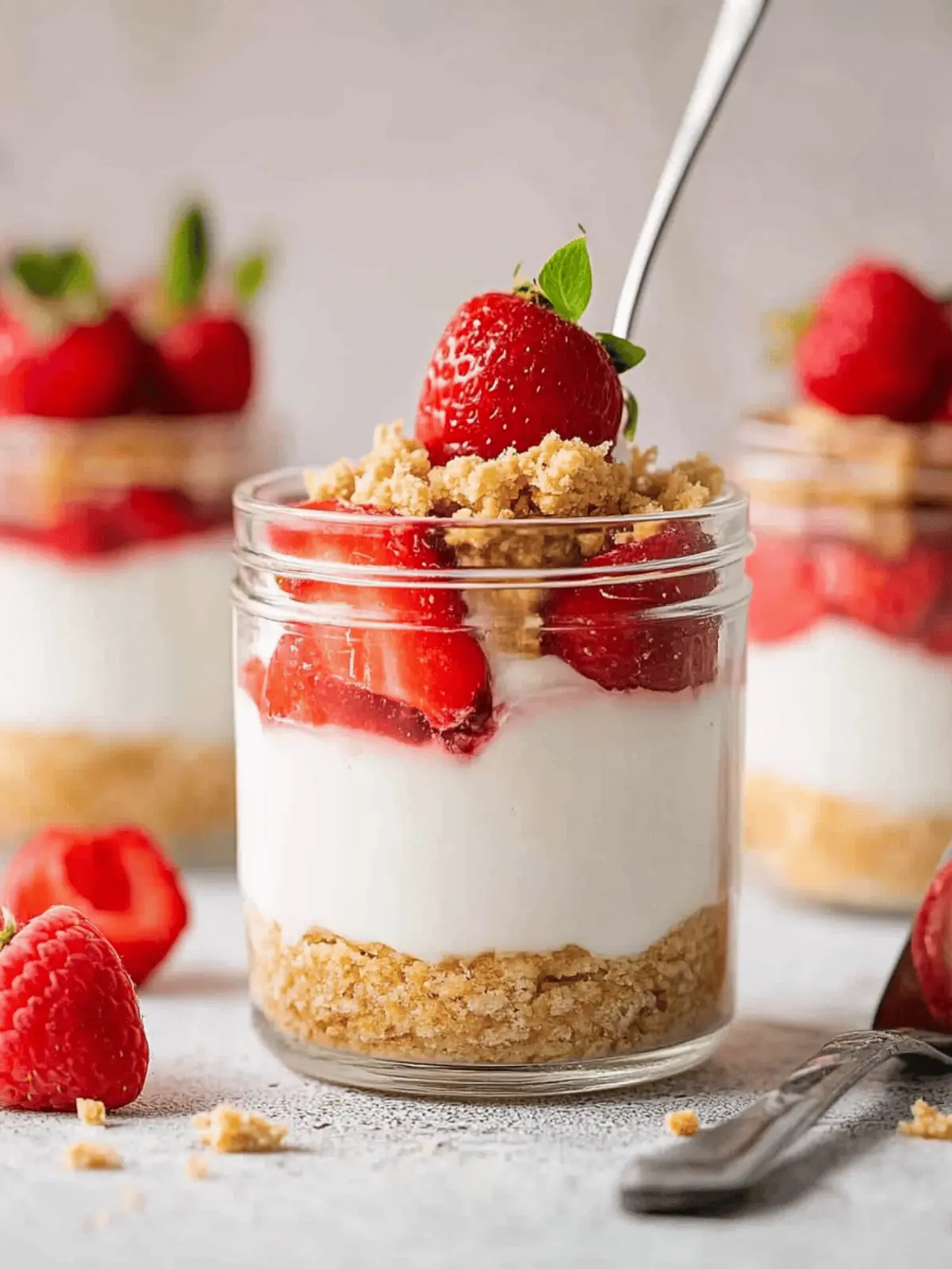 High Protein Cheesecake Jars That Everyone Will Love 4 High Protein Cheesecake Jars