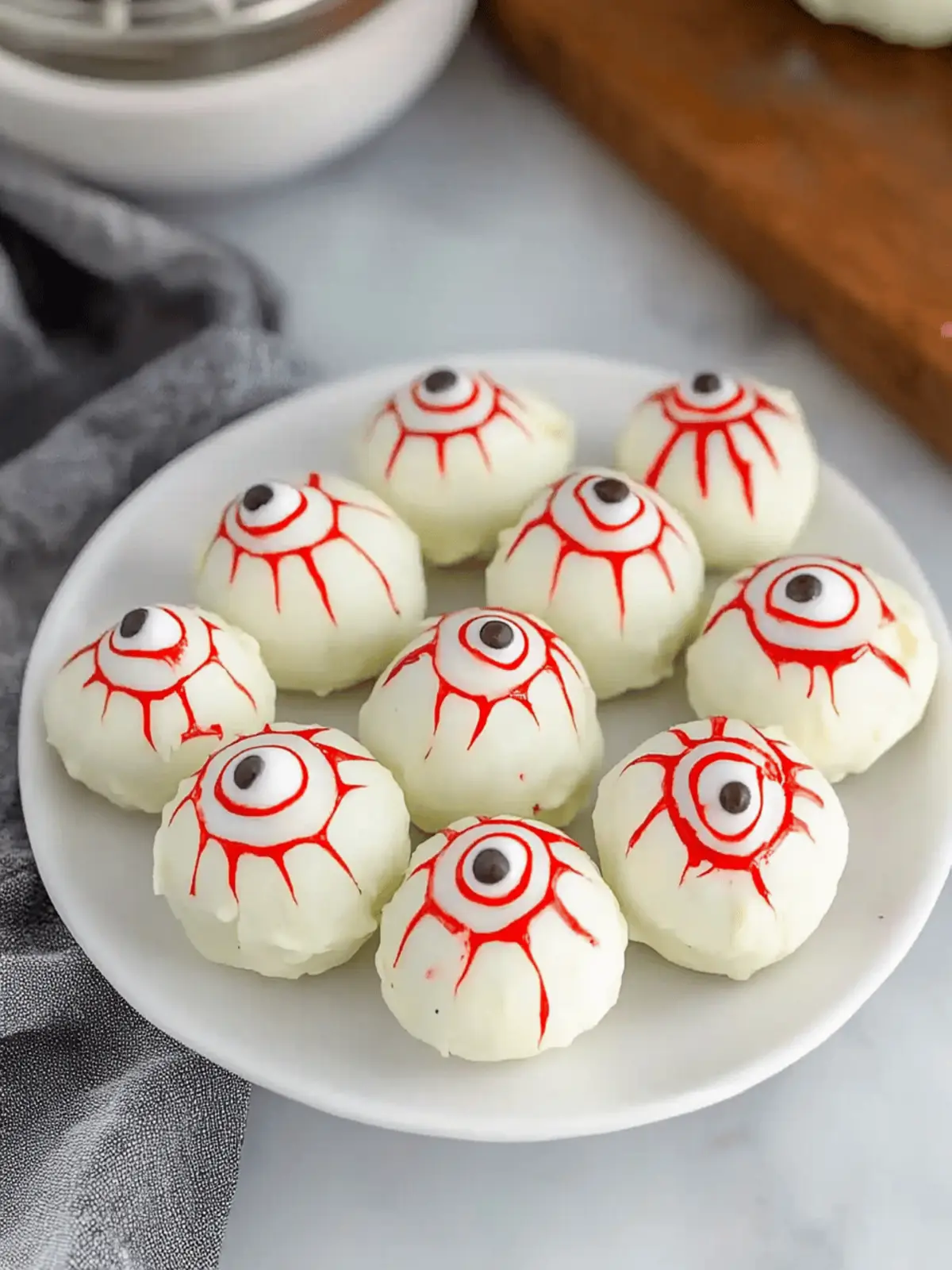 Irresistible Spooky Eyeball Truffles