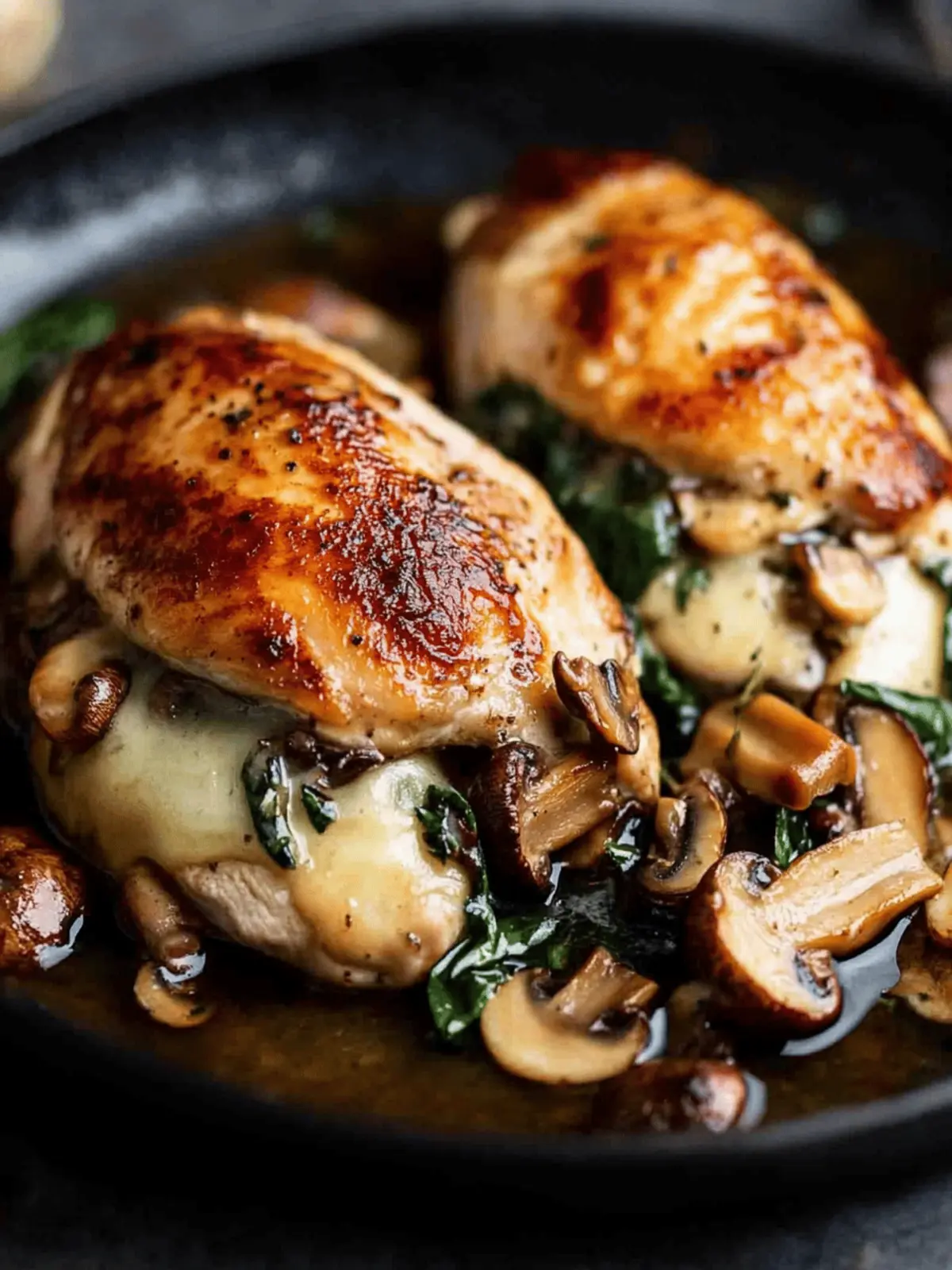 Mouthwatering Mushroom-Stuffed Chicken Breast in 45 Minutes 3 Mushroom-Stuffed Chicken Breast
