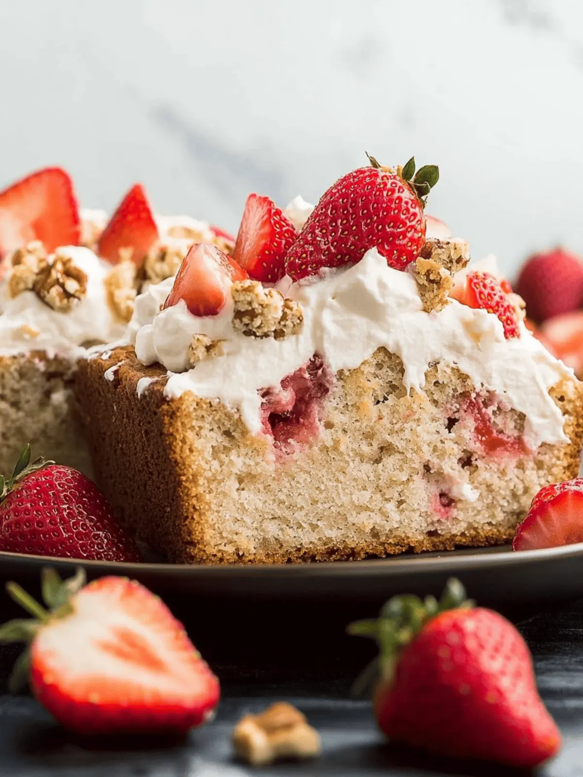 Strawberry Shortcake Banana Bread