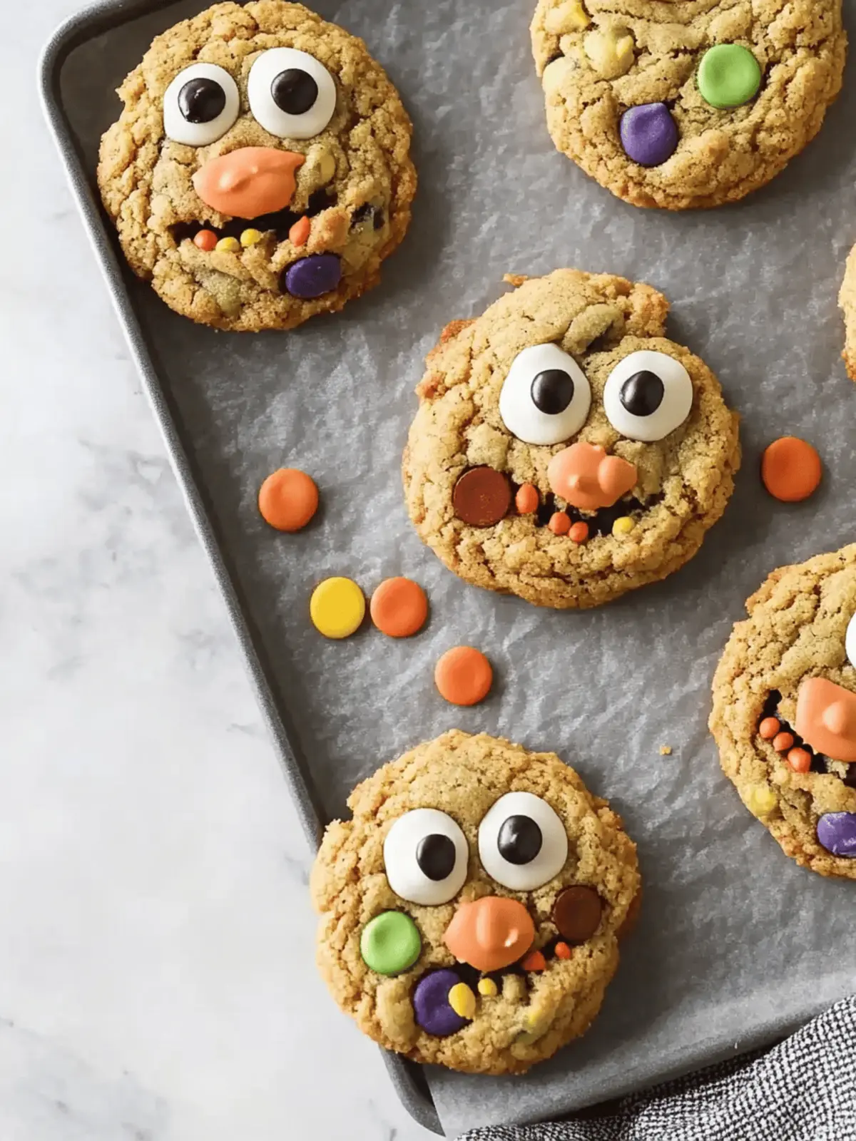 Chewy Halloween Monster Cookies – Spooky Fun in Every Bite 2 Chewy Halloween Monster Cookie