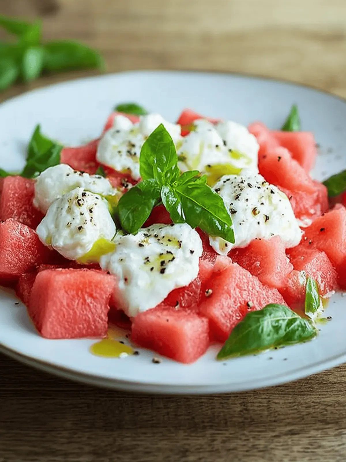 Watermelon Burrata Salad