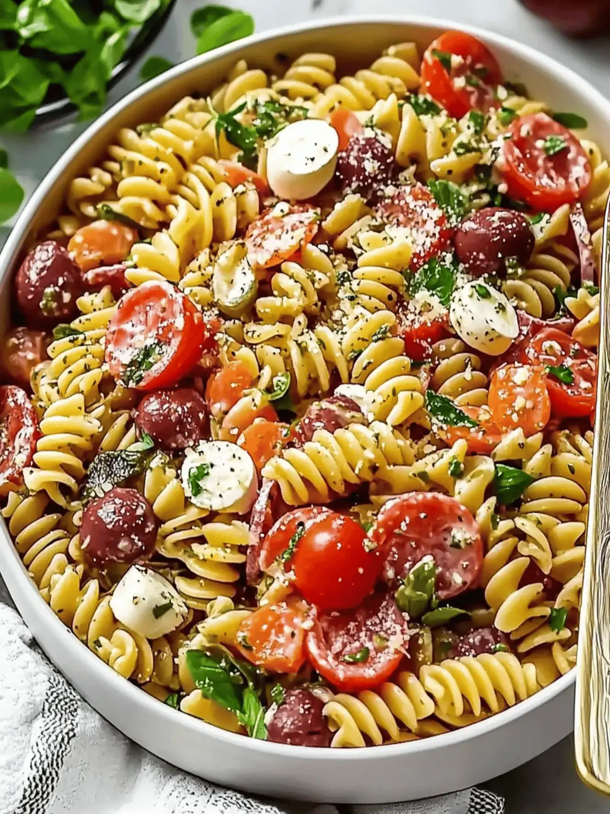 Quick Italian Pasta Salad (with 1 Secret Ingredient)
