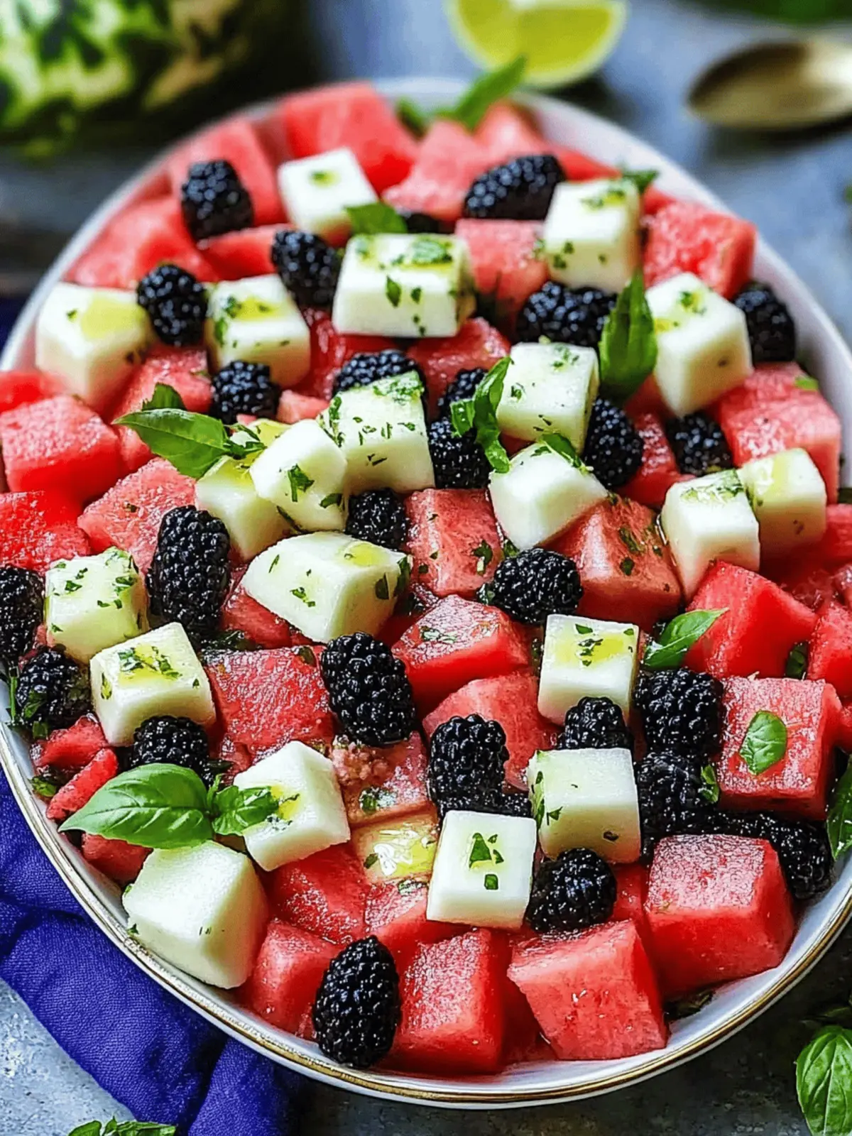 Refreshing Watermelon Salad Recipe for Summer Bliss