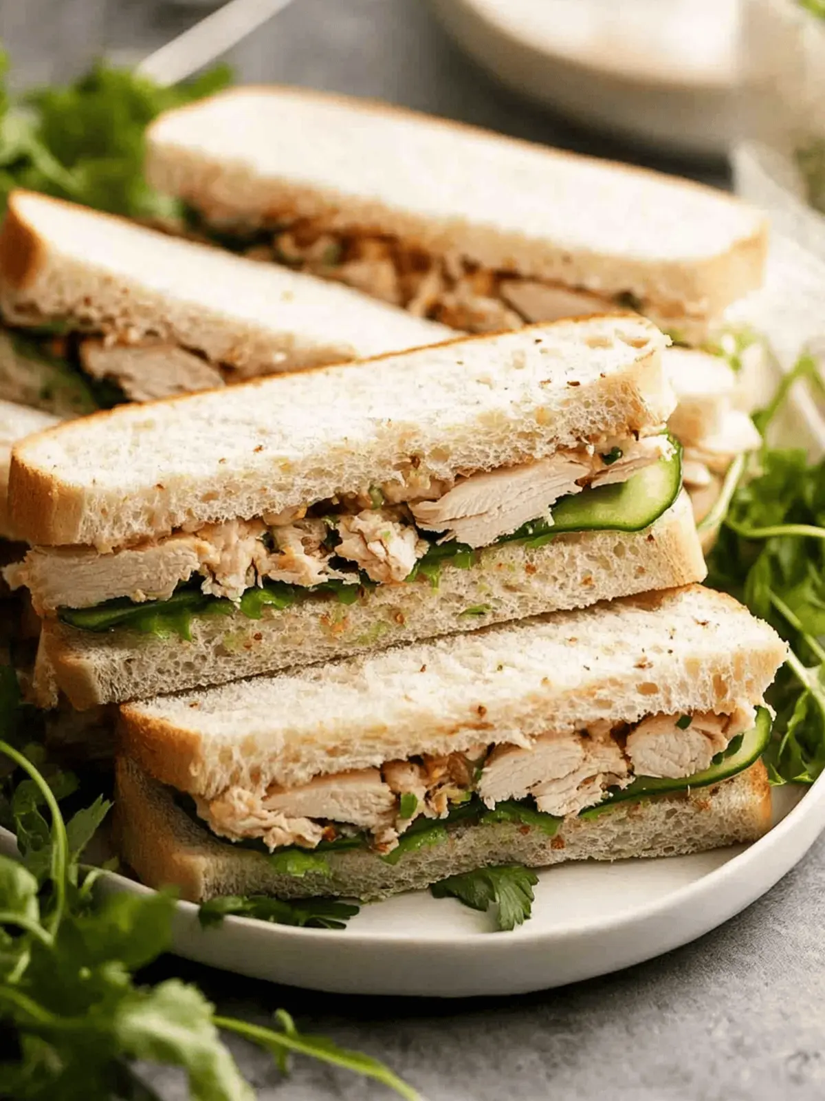 Gourmet Chicken Sandwiches for Perfect Picnics and Lunches 4 Chicken sandwiches – gatherings, picnics, lunches!