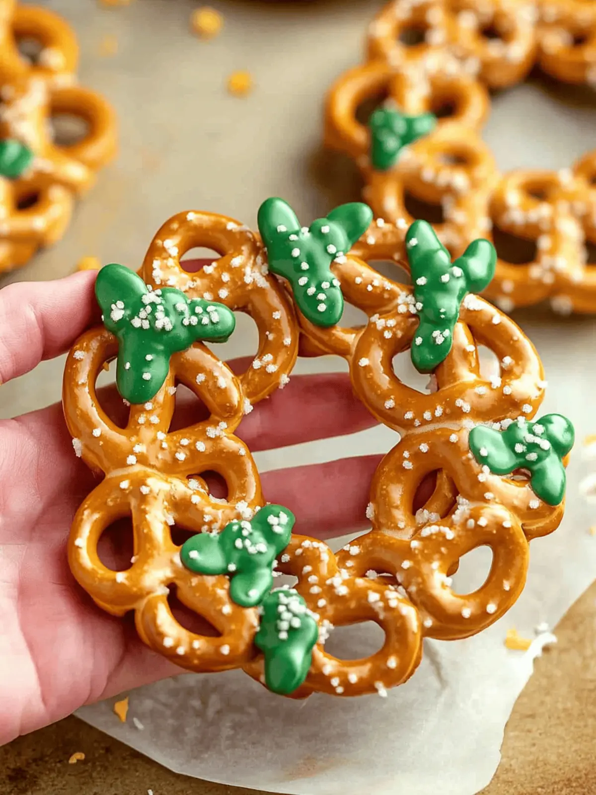Pretzel Wreaths