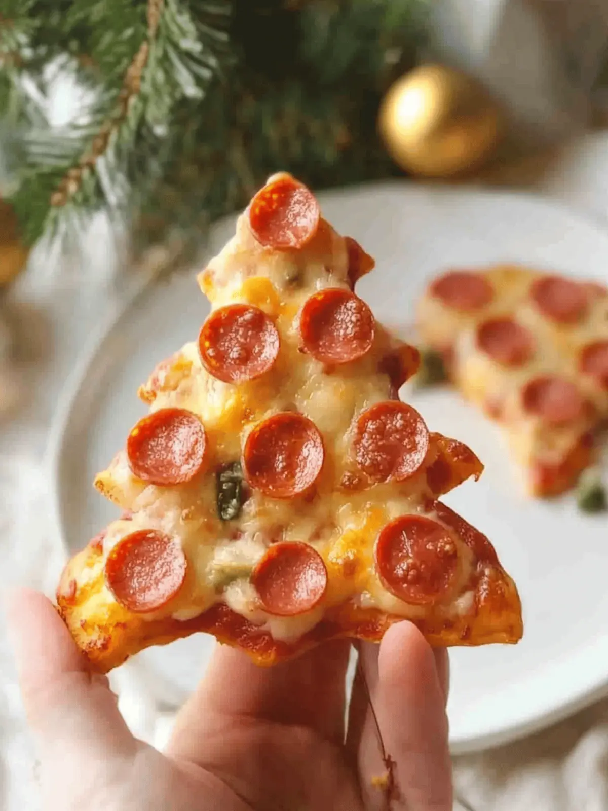 Christmas Tree Pizza