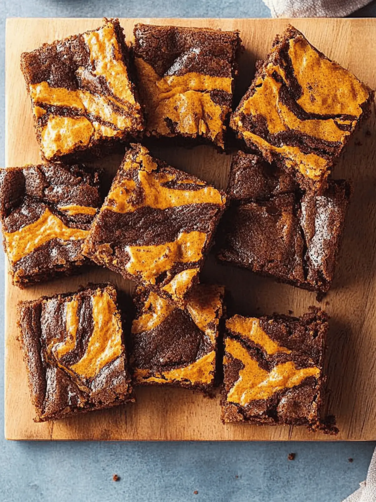 Delicious Pumpkin Brownies That Bring Fall to Your Table 3 Pumpkin Brownies