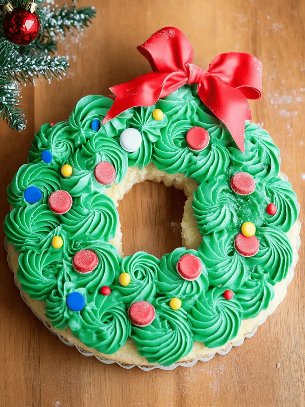 Deliciously Fun Festive Wreath Cupcakes for Holiday Cheer 2 Festive Wreath Cupcakes