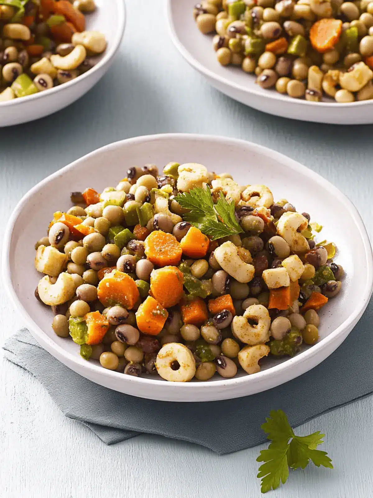 Delicious Hoppin' John Style Black-Eyed Pea Salad Recipe 3 Hoppin' John Style Black-Eyed Pea Salad