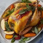 Healthy roast turkey crown