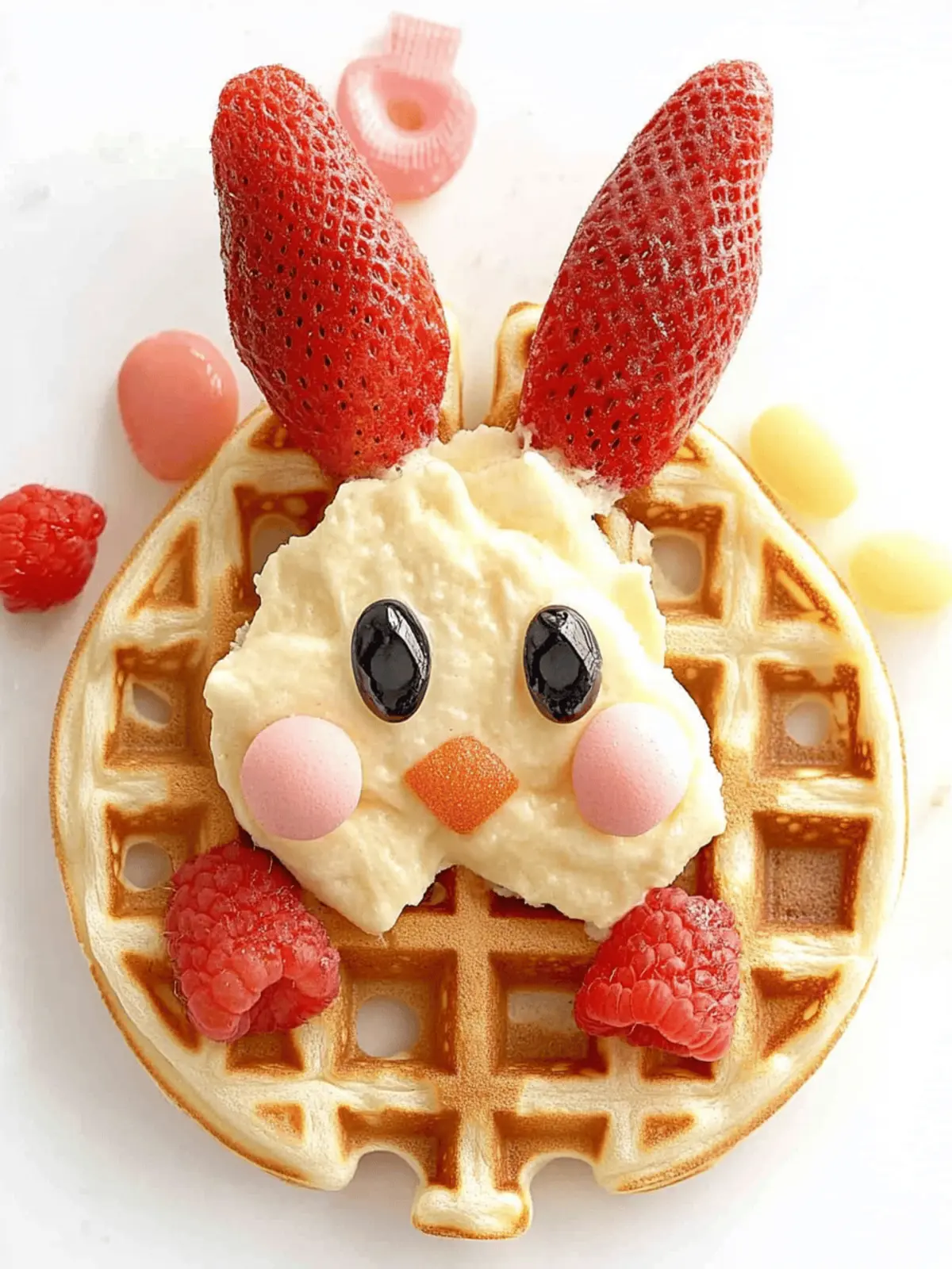 Make These Easter Bunny Waffles For A Cute Spring Breakfast