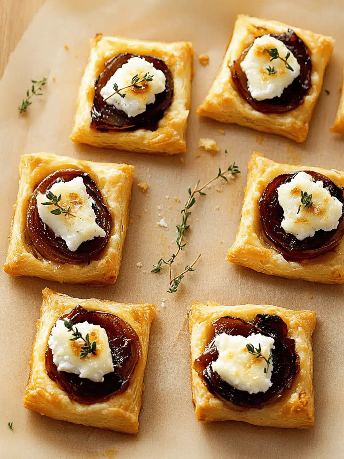 Caramelized Onion & Goat Cheese Bites