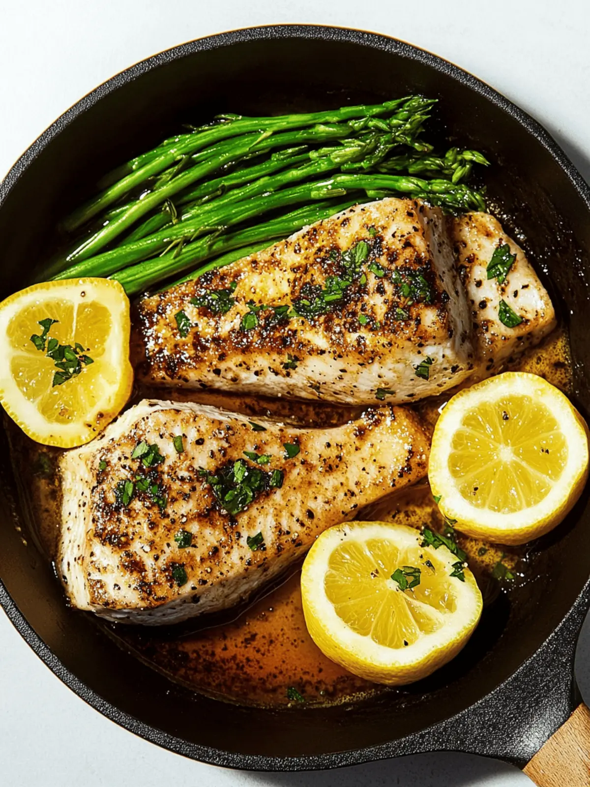 Garlicky Lemon Mahi-Mahi