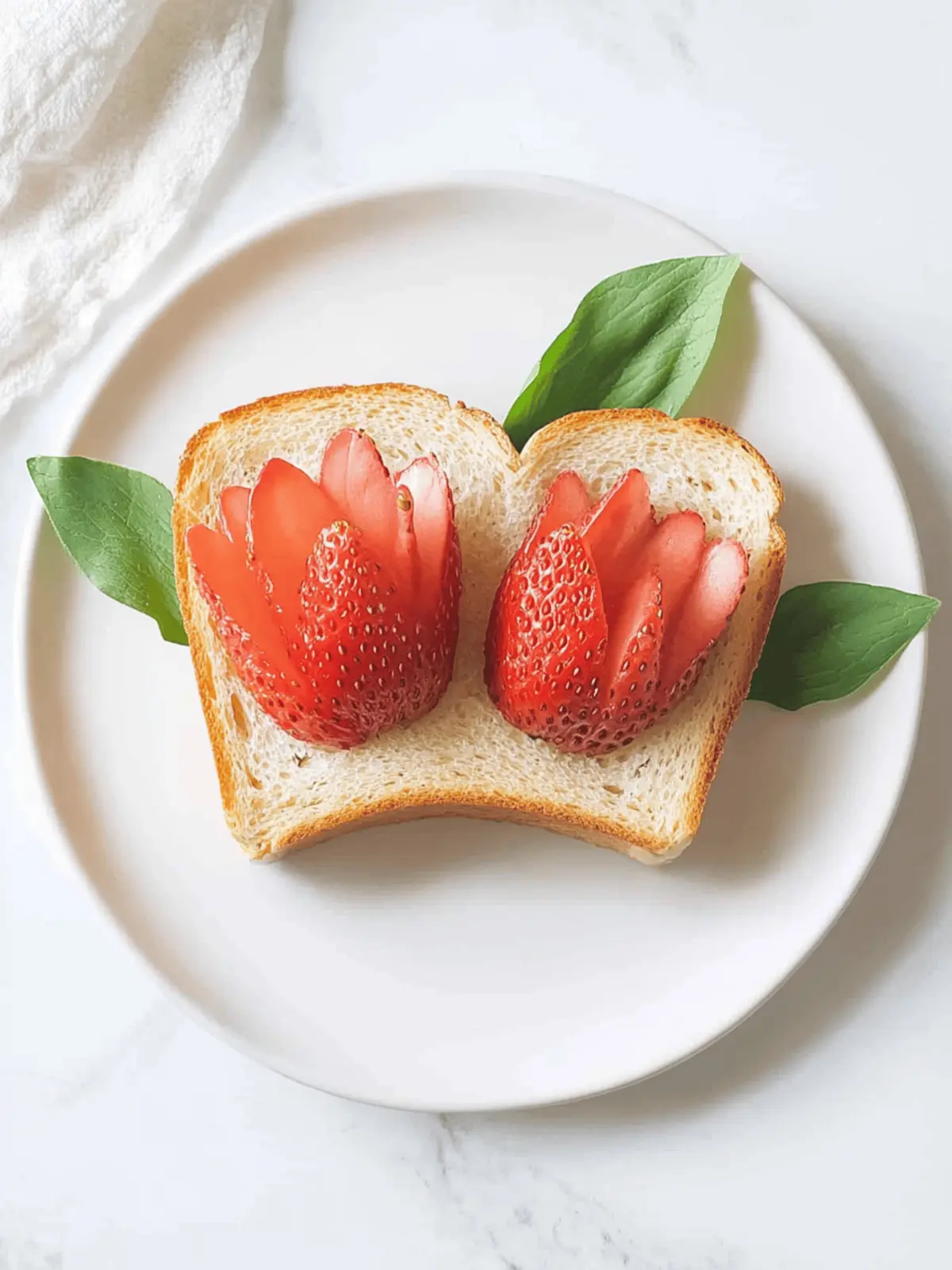Tulip Strawberry Toast