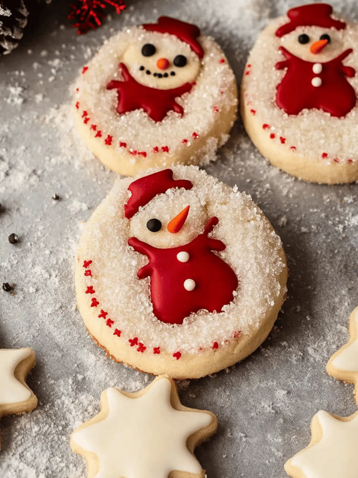 Adorable Snowman Cookies to Wow Your Holiday Guests 4 Adorable Snowman Cookies