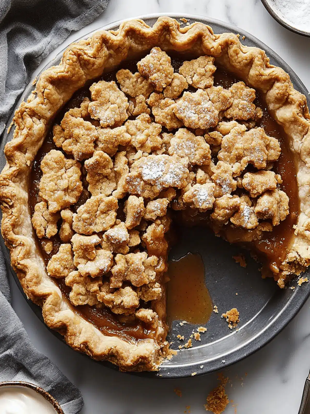 Heavenly Apple Butter Pie with Irresistible Crunch Topping 5 Apple Butter Pie