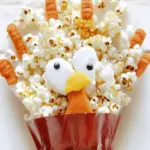 Turkey Popcorn Handprint Treats Make The Best Thanksgiving Favors