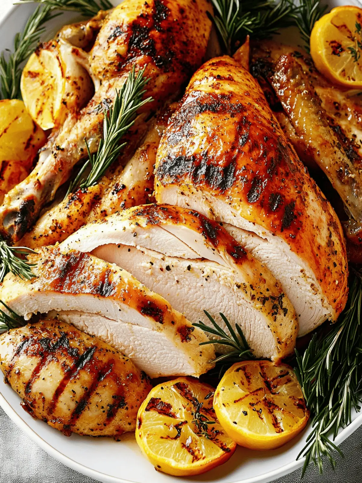 Grilled Turkey Bliss: Juicy Flavor for Your Holiday Feast 4 Grilled Turkey