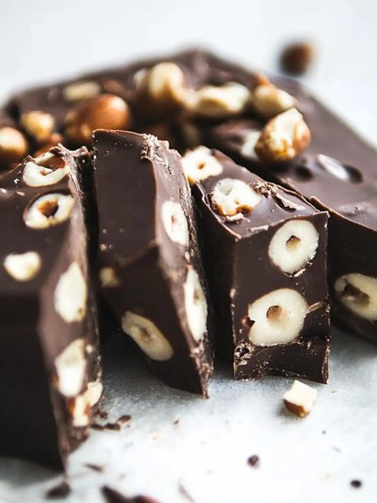 Chocolate Hazelnut Torrone ~ 3 ingredients!