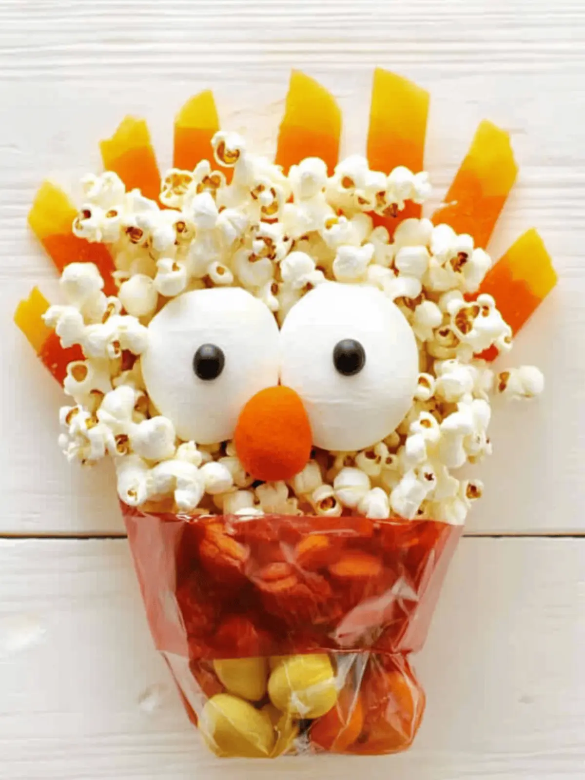 Turkey Popcorn Handprint Treats Make The Best Thanksgiving Favors