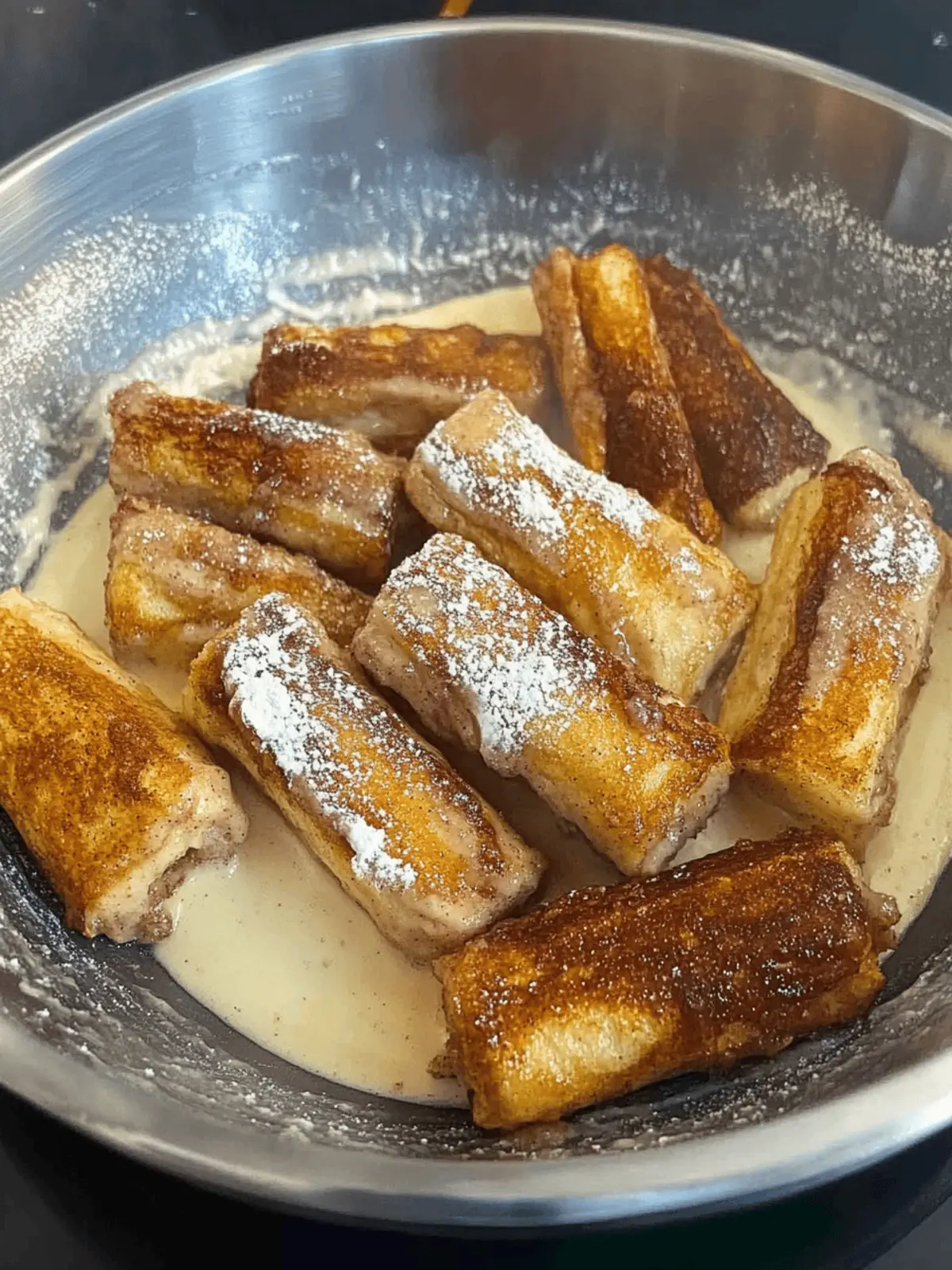 Cinnamon Roll French Toast Roll-Ups