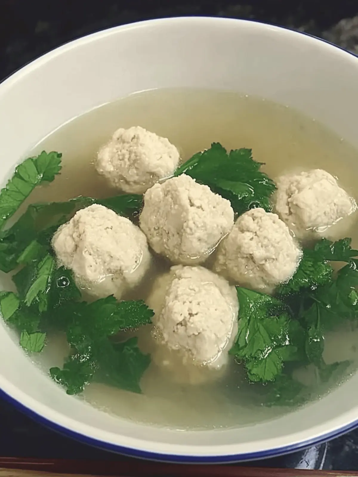 He Jia Tuan Yuan (Tofu Ball Soup for Lunar Chinese New Year)