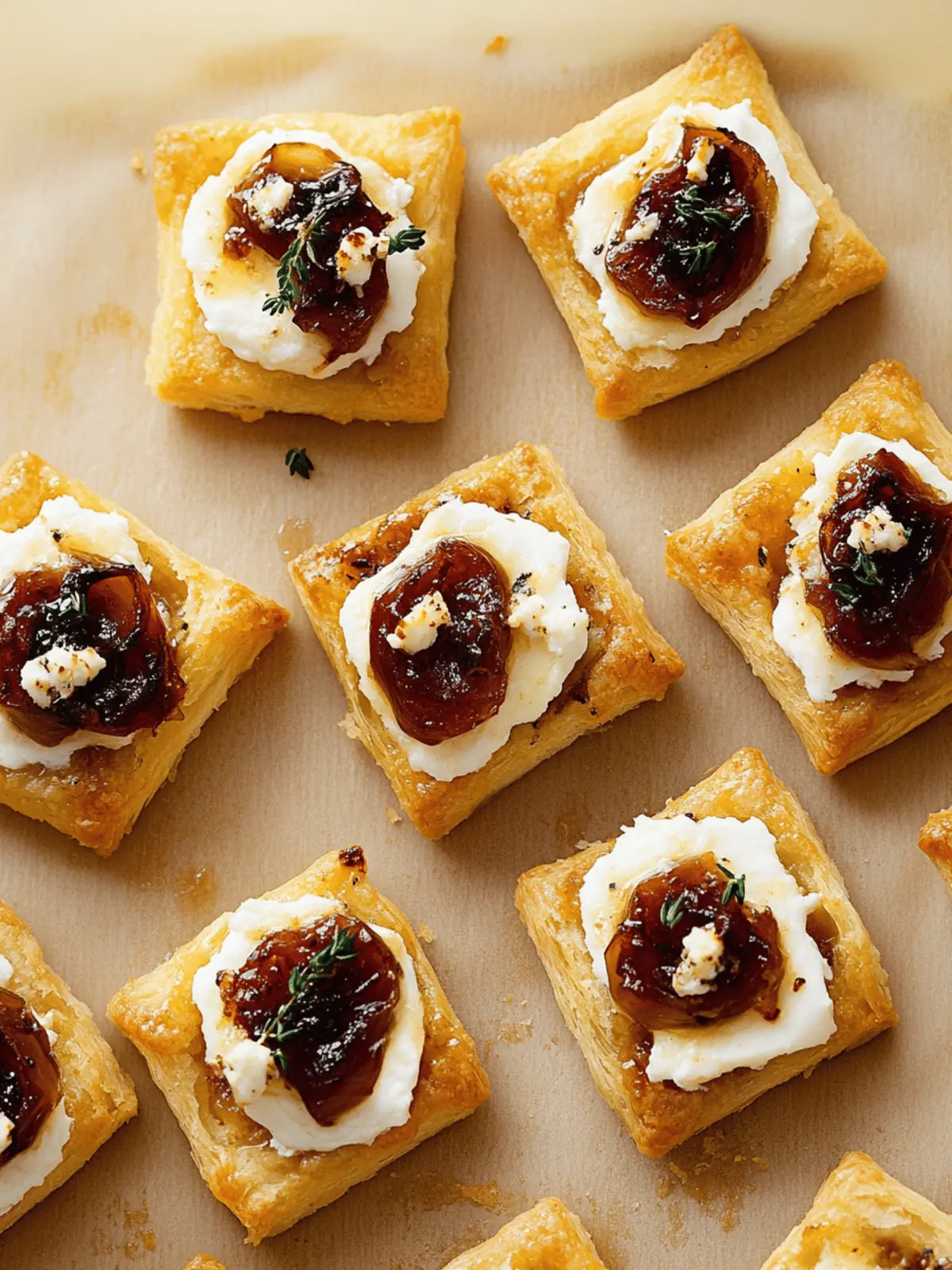 Caramelized Onion & Goat Cheese Bites