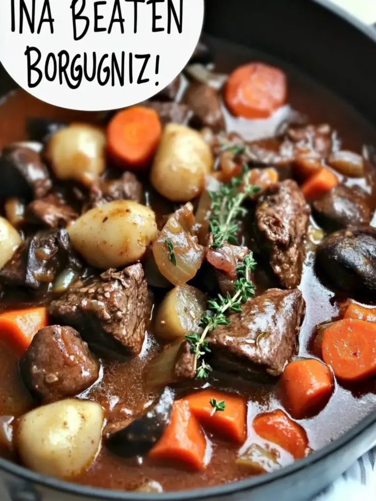 Ina Garten's Beef Bourguignon