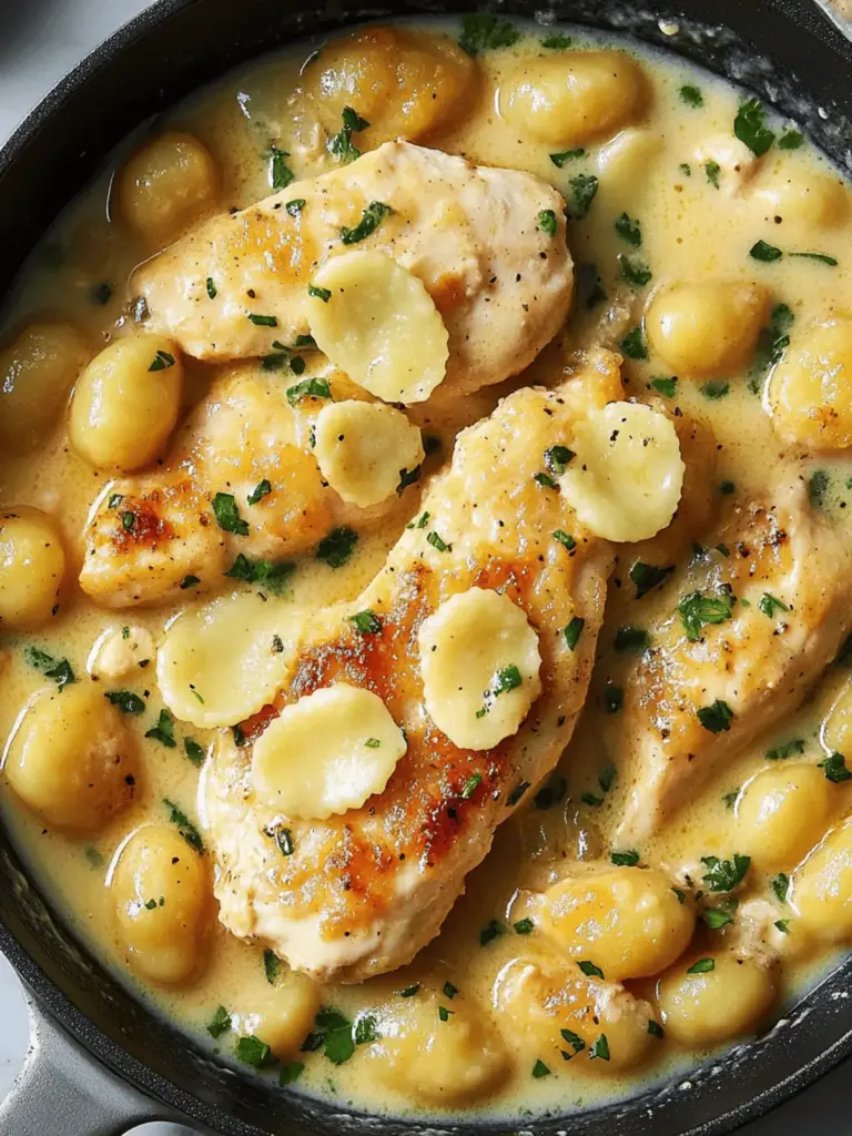 Creamy Chicken Piccata With Gnocchi