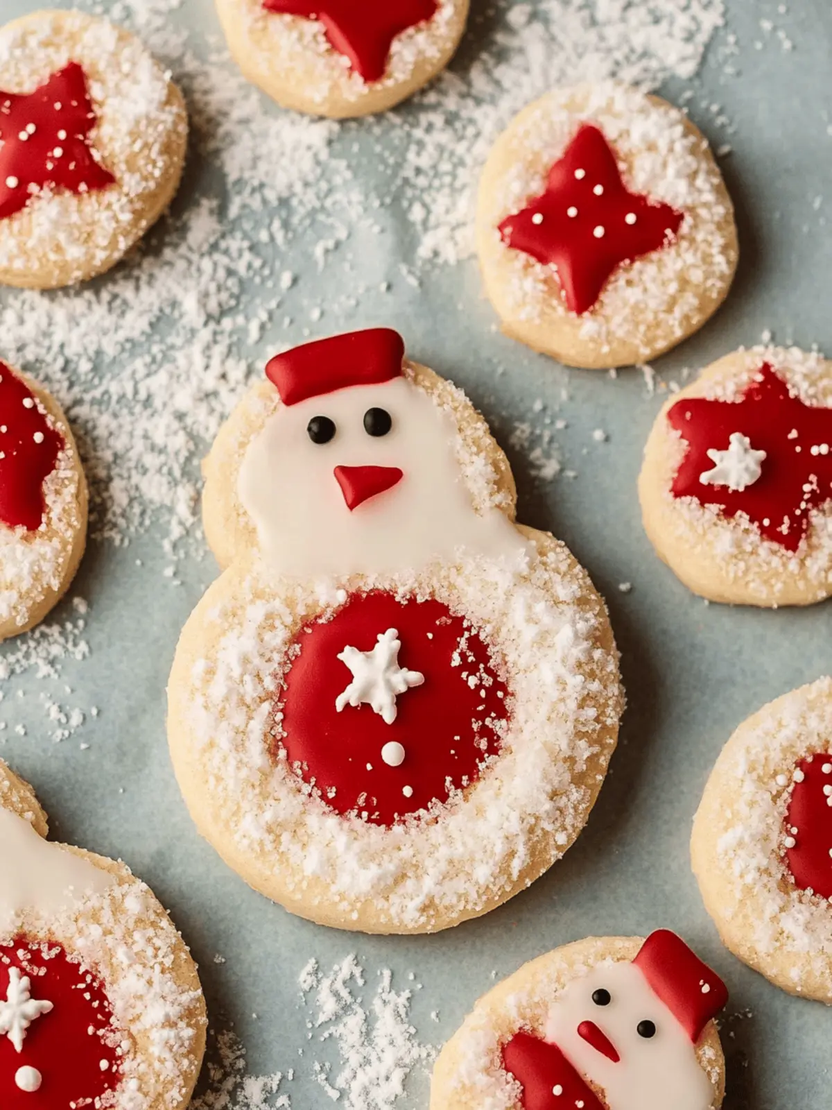 Adorable Snowman Cookies to Wow Your Holiday Guests 3 Adorable Snowman Cookies