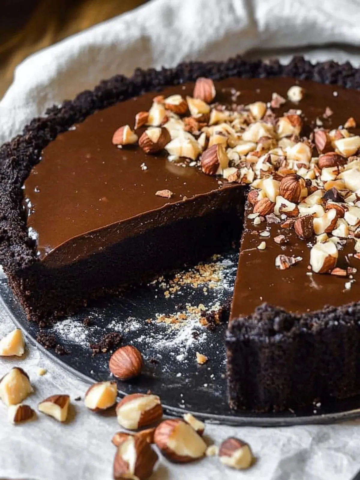 Decadent Chocolate Hazelnut Tart You'll Love to Make Ahead 4 Chocolate Hazelnut Tart