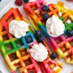 Breakfast Just Got More Magical With Rainbow Waffles!