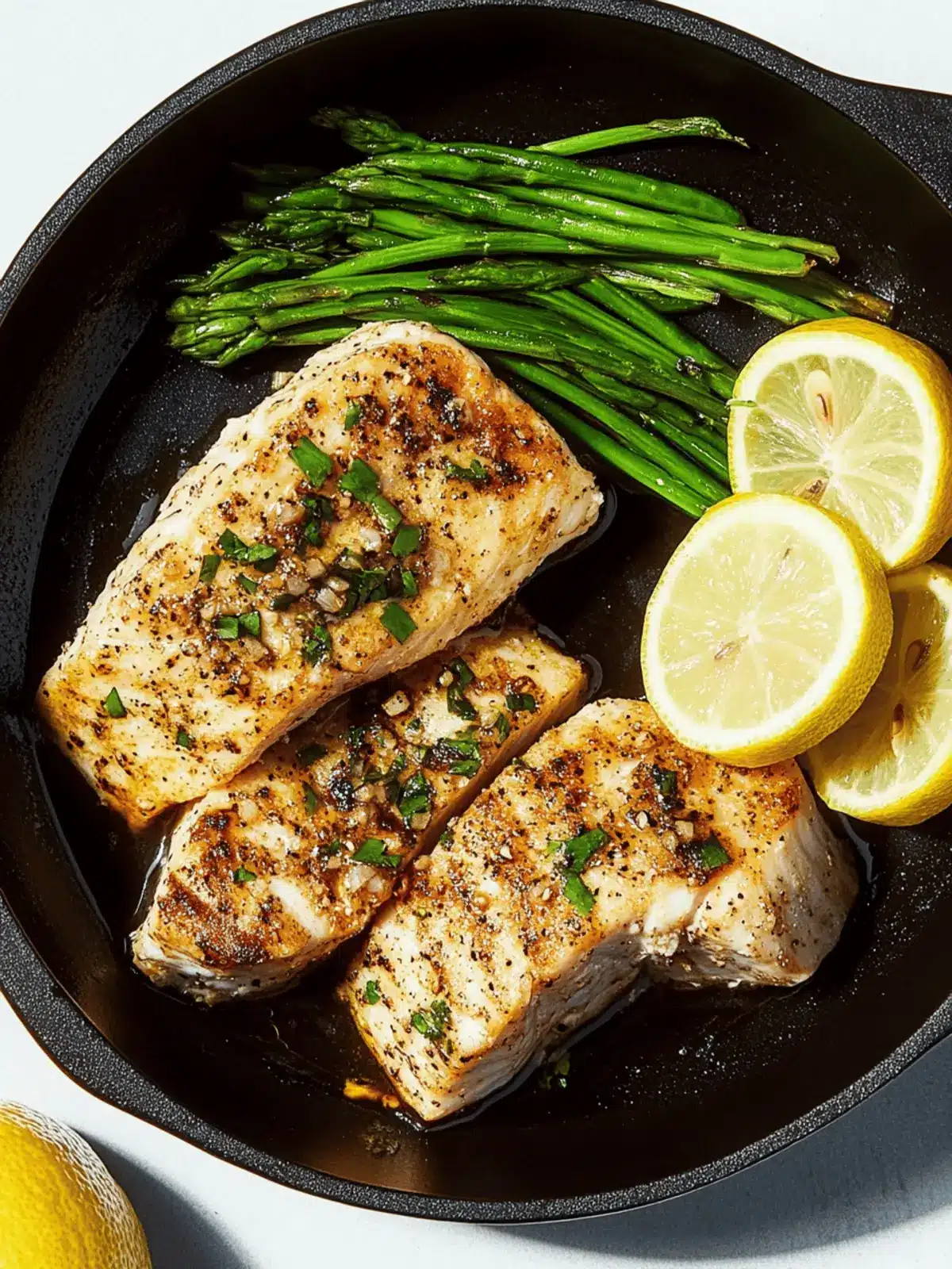 Garlicky Lemon Mahi-Mahi
