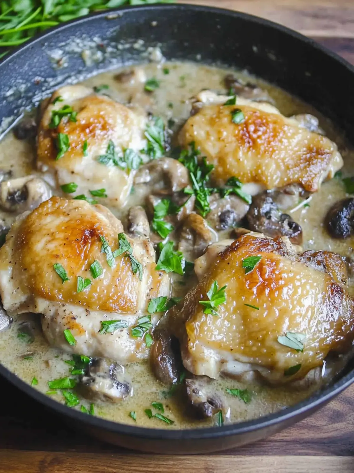Succulent Chicken Thighs Marsala in Under 30 Minutes 5 Chicken Thighs Marsala