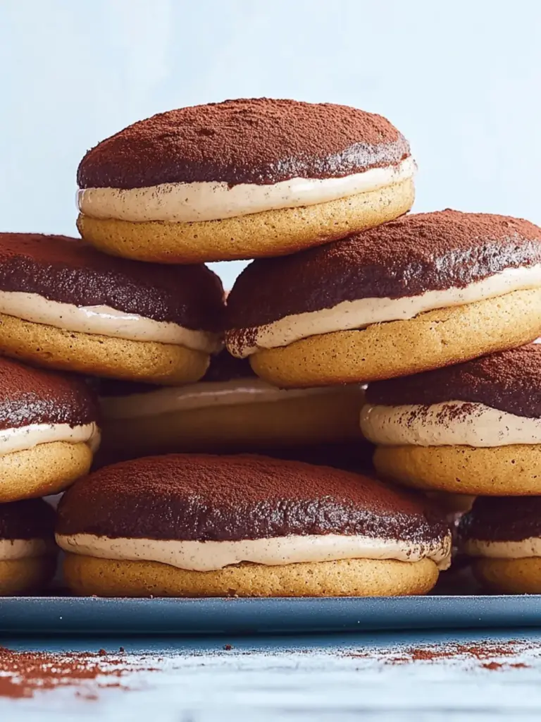 Tiramisu Whoopie Pies