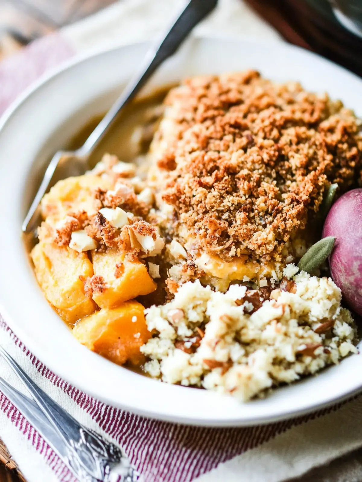Irresistible Butternut Squash Casserole with Crunchy Pecan Topping 2 Butternut Squash Casserole