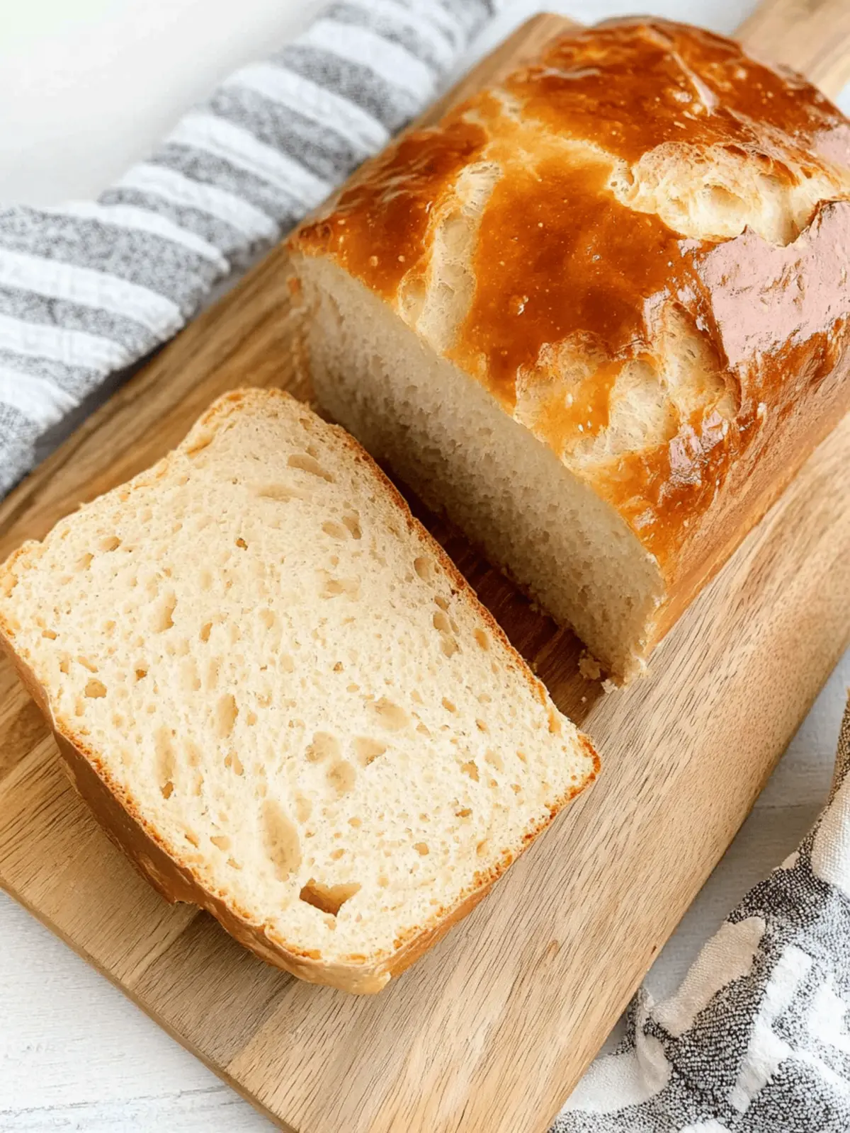 Quick and Easy Two-Ingredient Bread Recipe - No Yeast or Eggs!