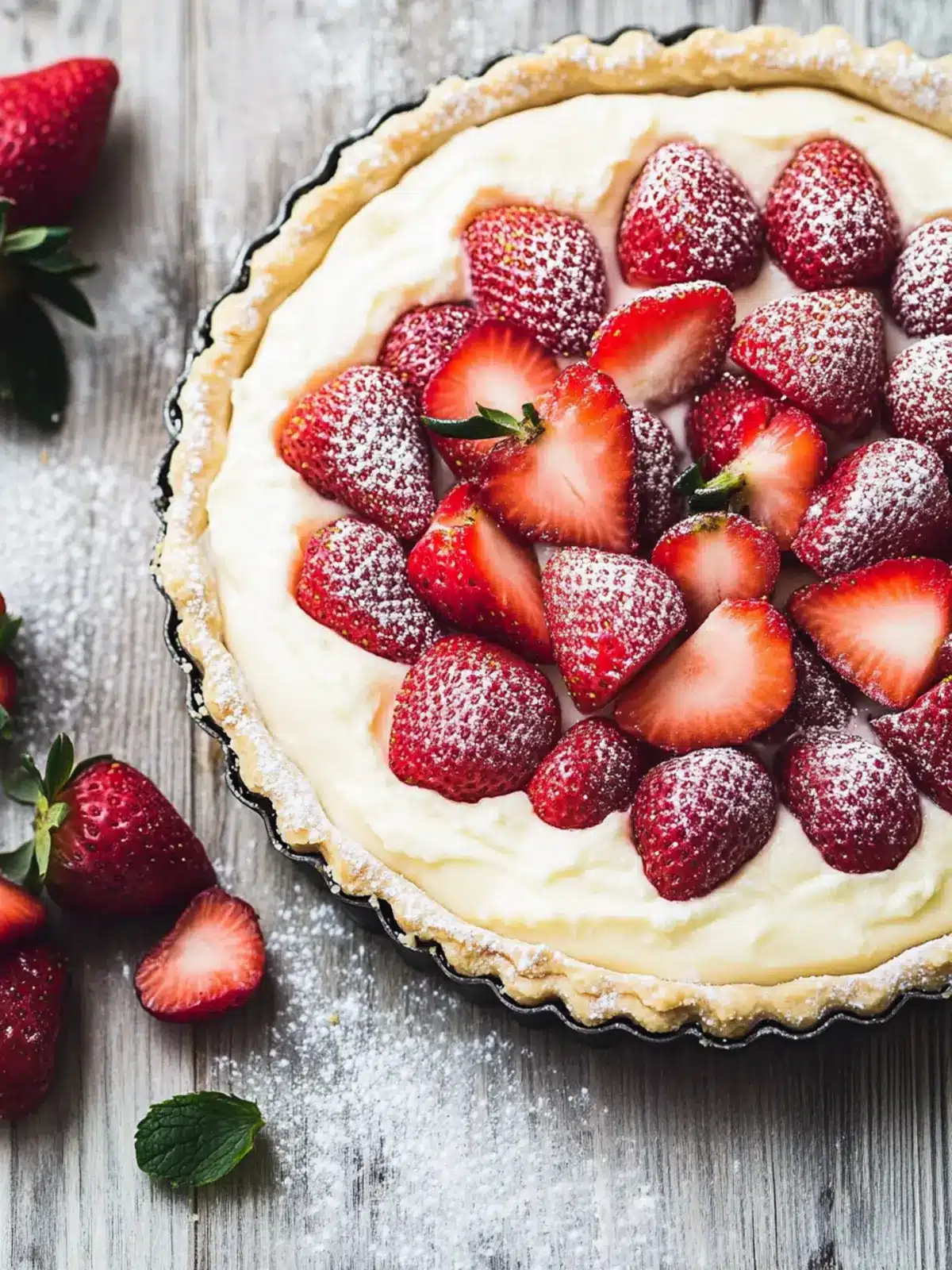Strawberries and Cream Tart: Your Spring Dessert Delight 5 Strawberries and Cream Tart