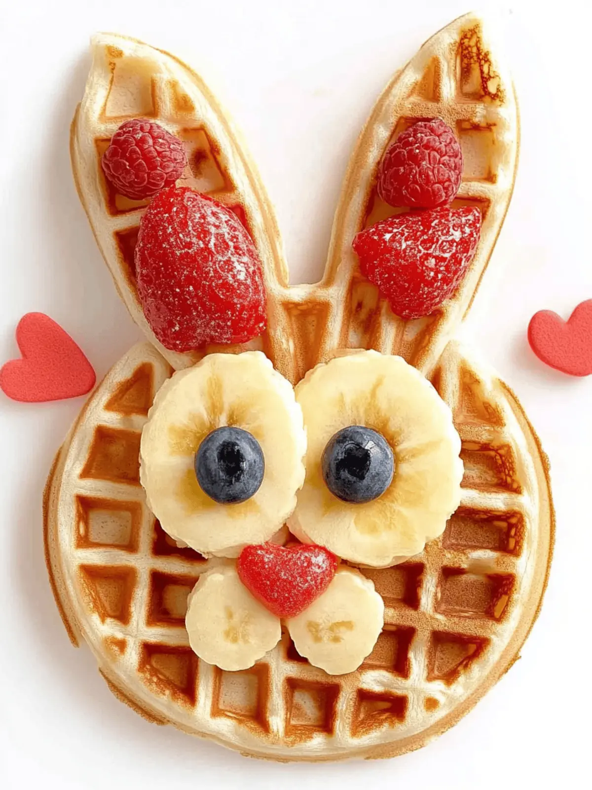 Make These Easter Bunny Waffles For A Cute Spring Breakfast