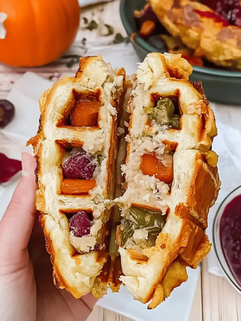 Thanksgiving Stuffed Waffles Are A Delicious Way To Eat Leftovers