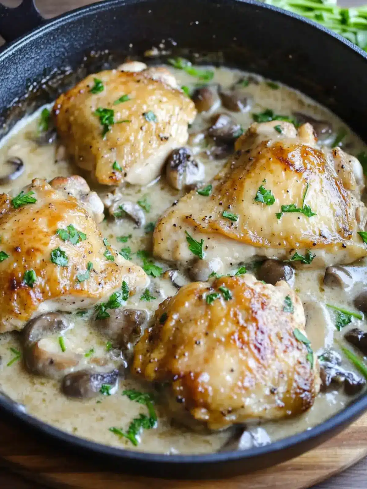 Succulent Chicken Thighs Marsala in Under 30 Minutes 2 Chicken Thighs Marsala