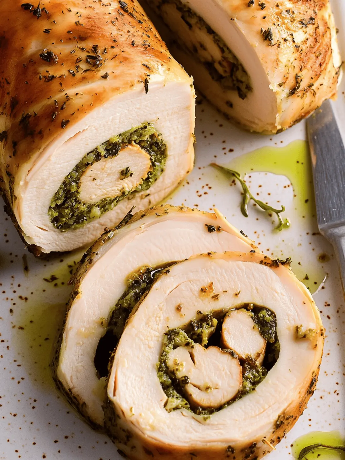 Garlic & Herb Turkey Roulade: A Showstopper for Your Feast 3 Garlic & Herb Turkey Roulade