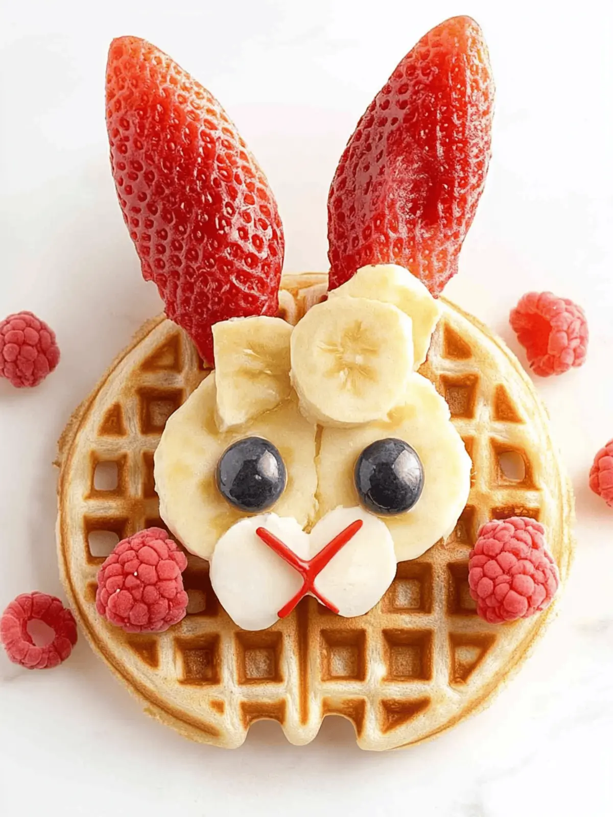 Make These Easter Bunny Waffles For A Cute Spring Breakfast