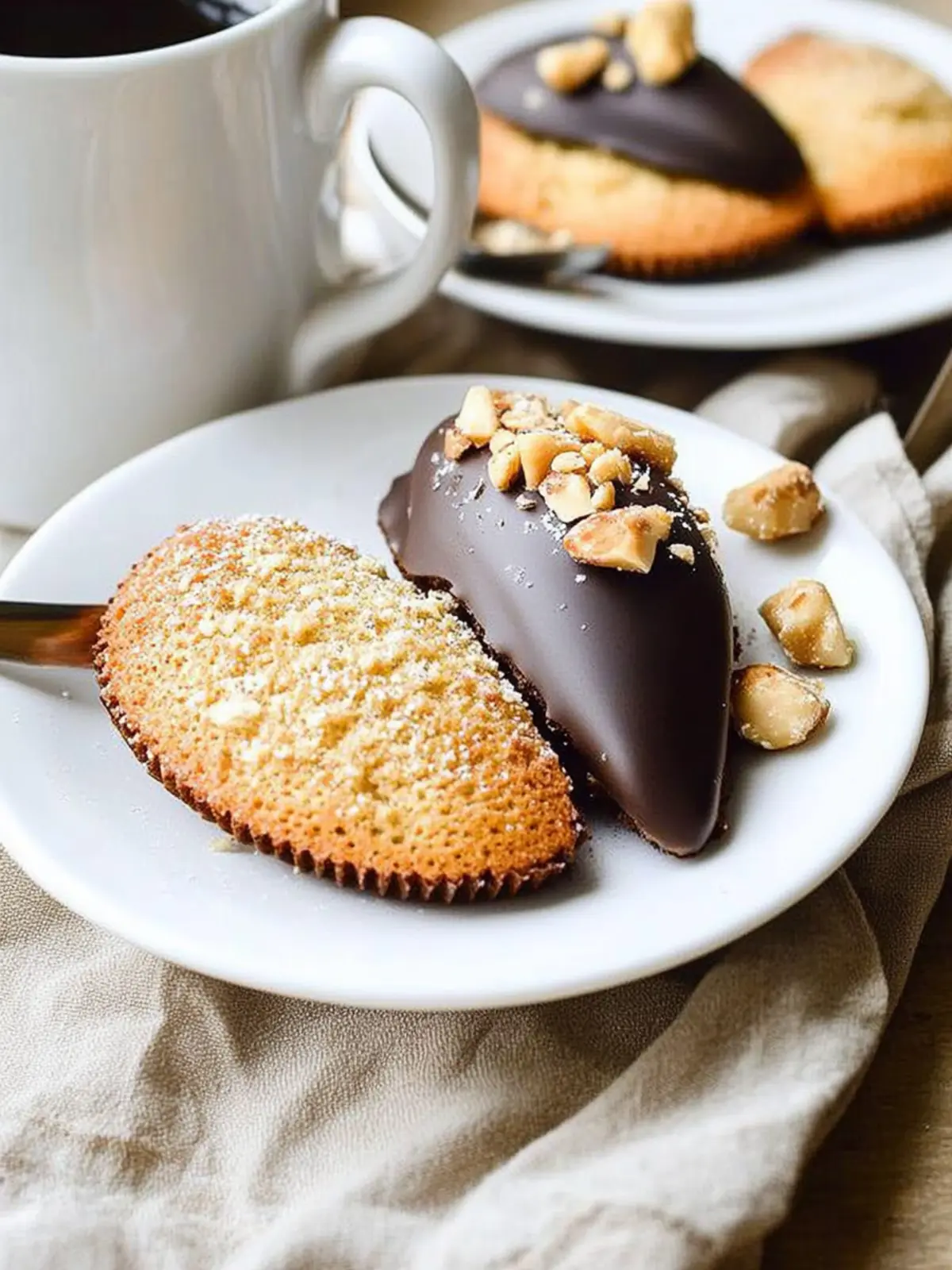 Chocolate Hazelnut Madeleine
