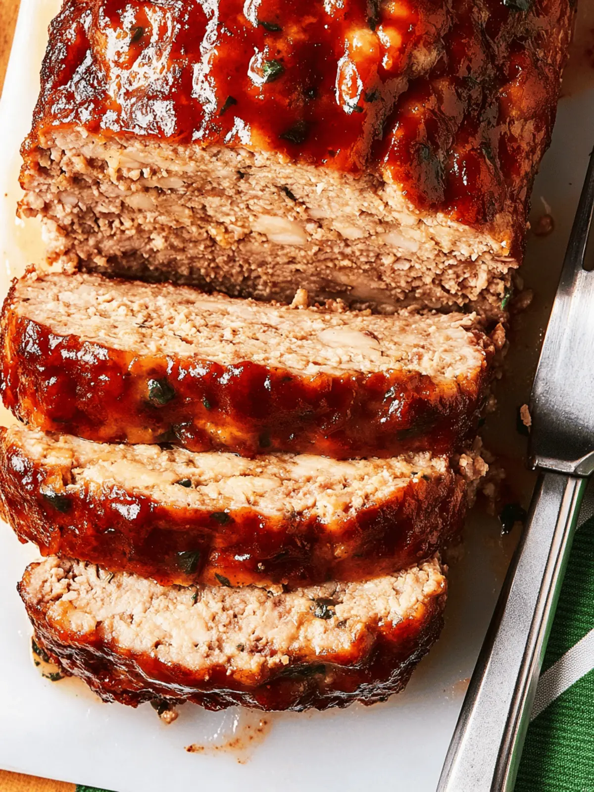 Deliciously Moist Turkey Meatloaf with Easy Two-Ingredient Glaze 3 Turkey Meatloaf