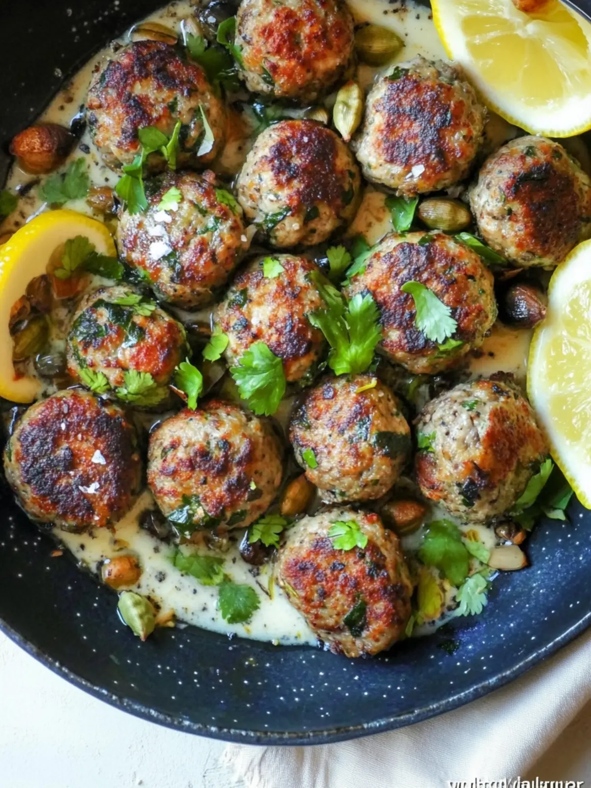 Zesty Moroccan Meatballs with Cardamom and Lemon Magic 4 Moroccan Meatballs with Cardamom and Lemon