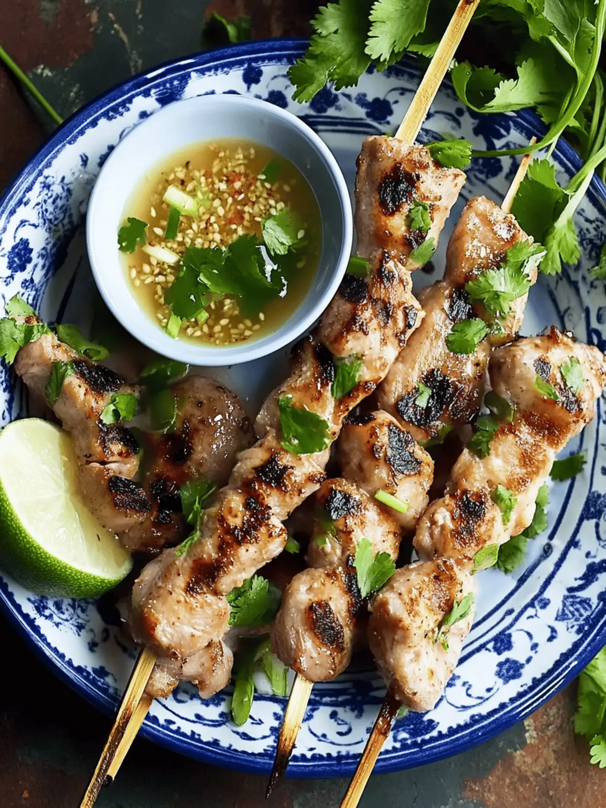 Lemongrass Pork and Prawn Skewers for Flavorsome Weeknights 2 Lemongrass pork and prawn skewers