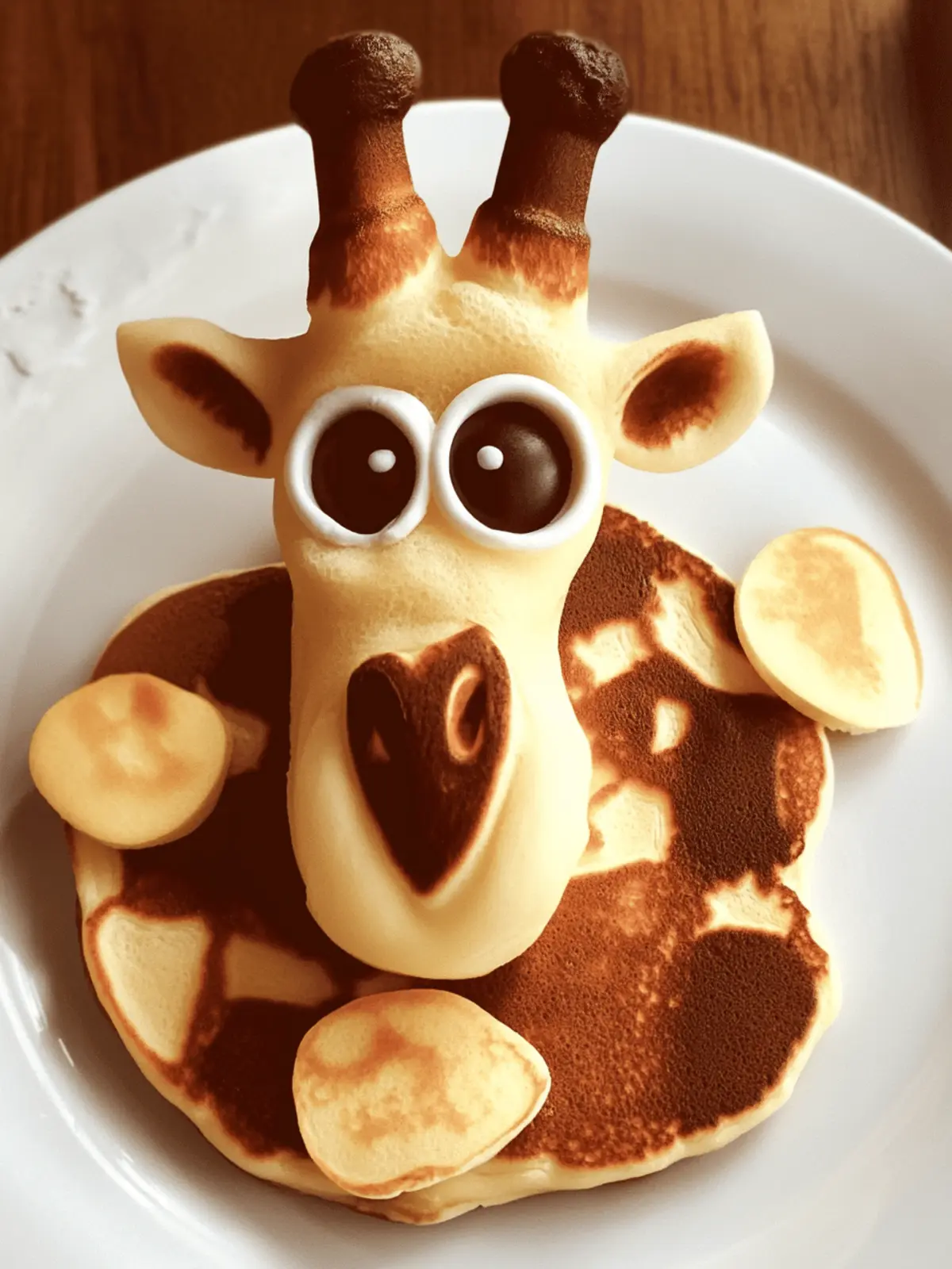 Pancake Giraffe Food Art