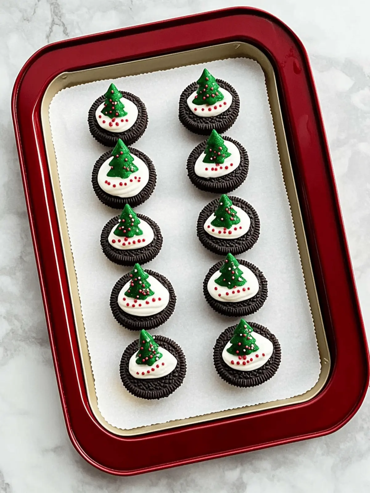 Oreo Christmas Trees